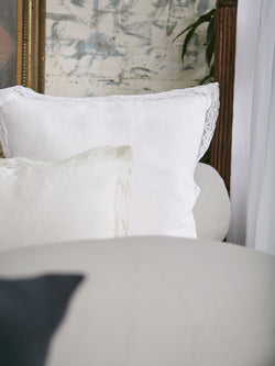 Cluny Sham Single - White