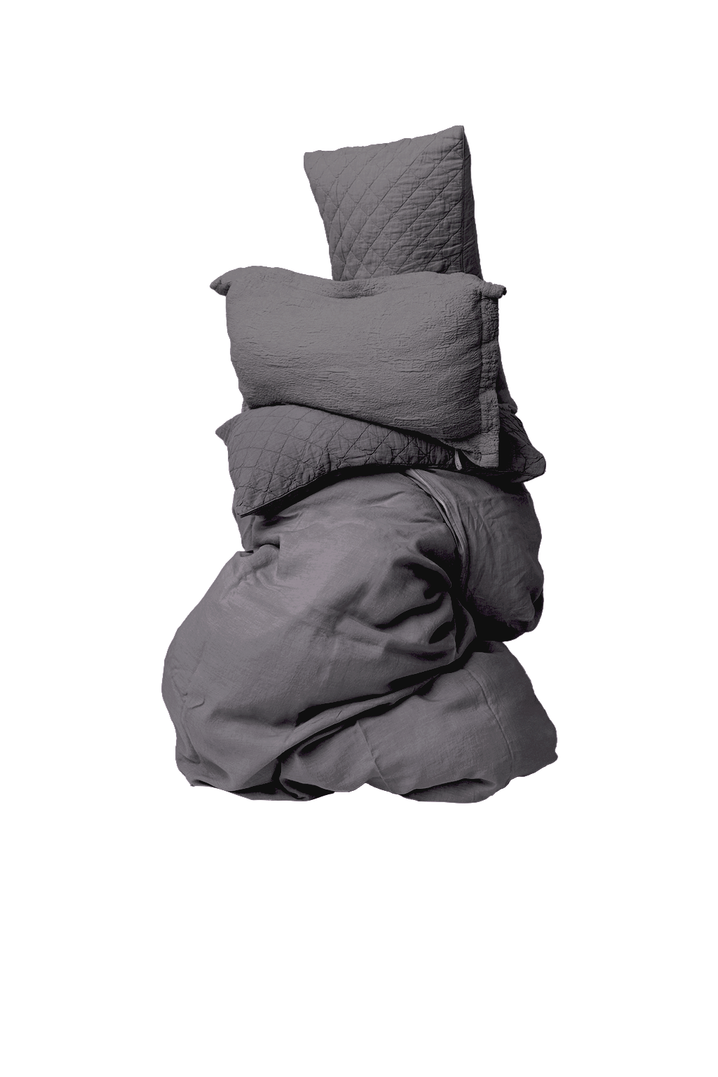 Antik Matelasse Sham Single Clearance 80% - Coal