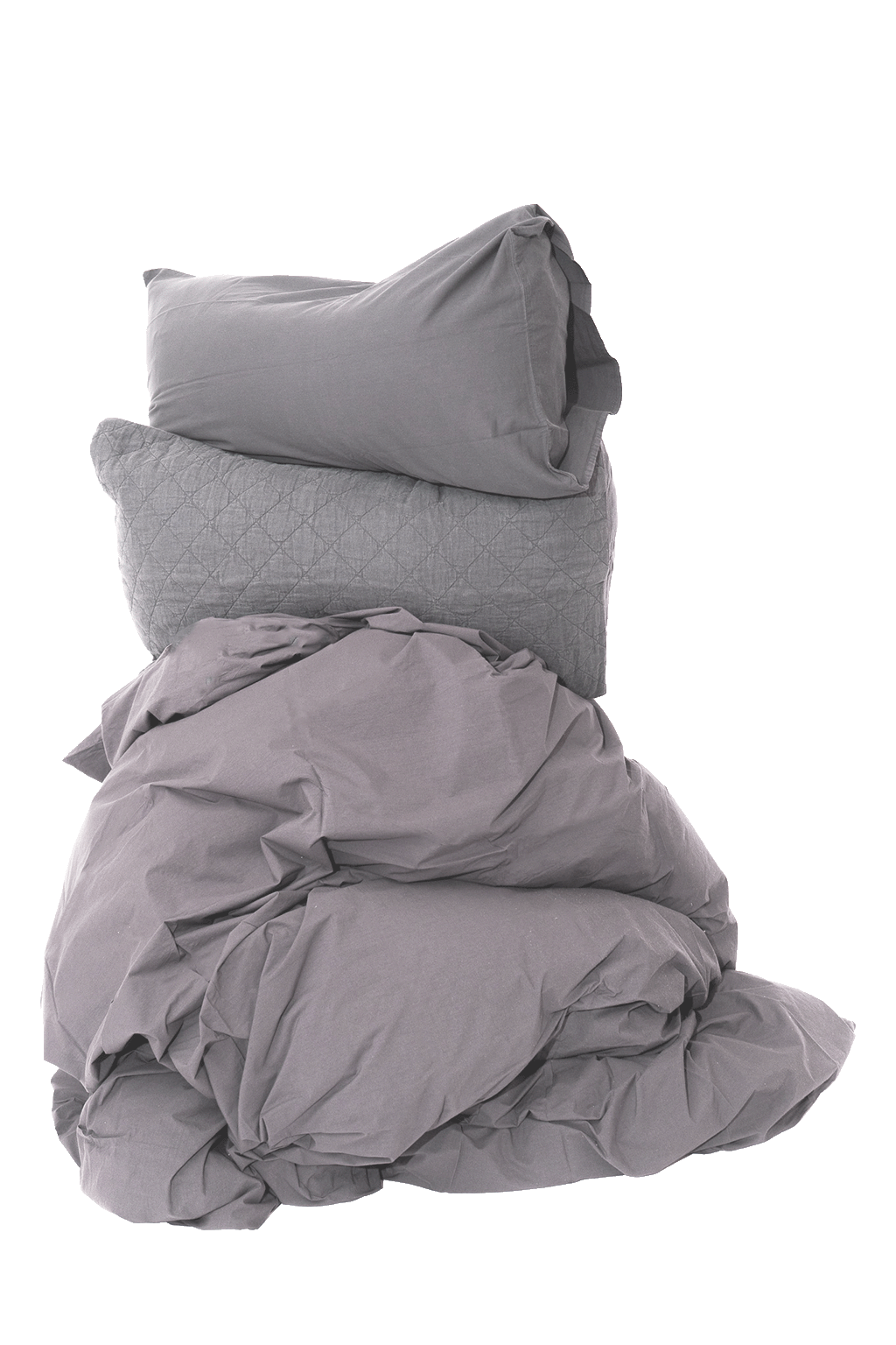 Iris Sei Cotton Sateen Duvet Cover - Bundled with Quilted Pillow Shams | MATTEO