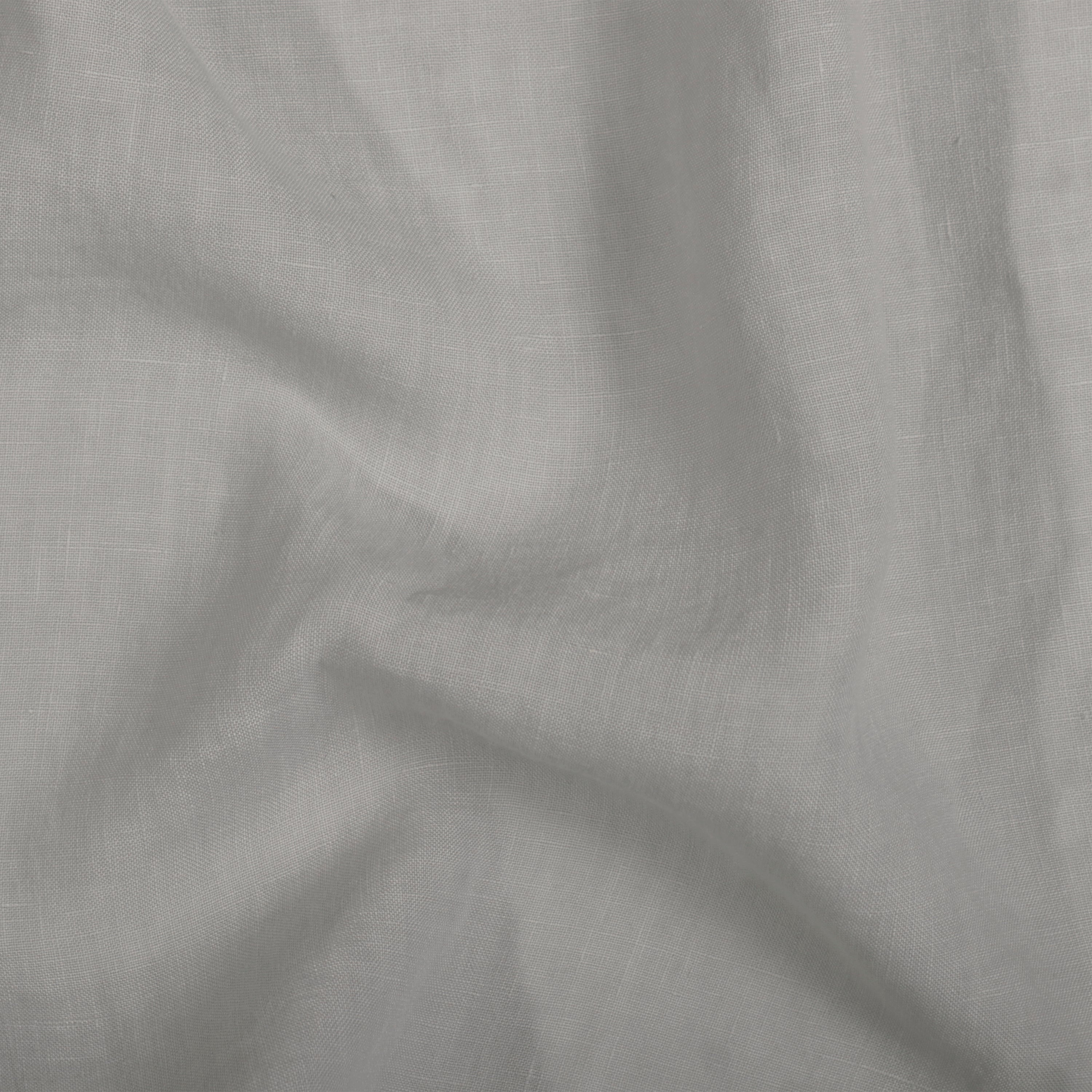 Mica Vintage Linen Fabric Close-Up - Garment-Washed Taupe Linen Weave Texture | MATTEO