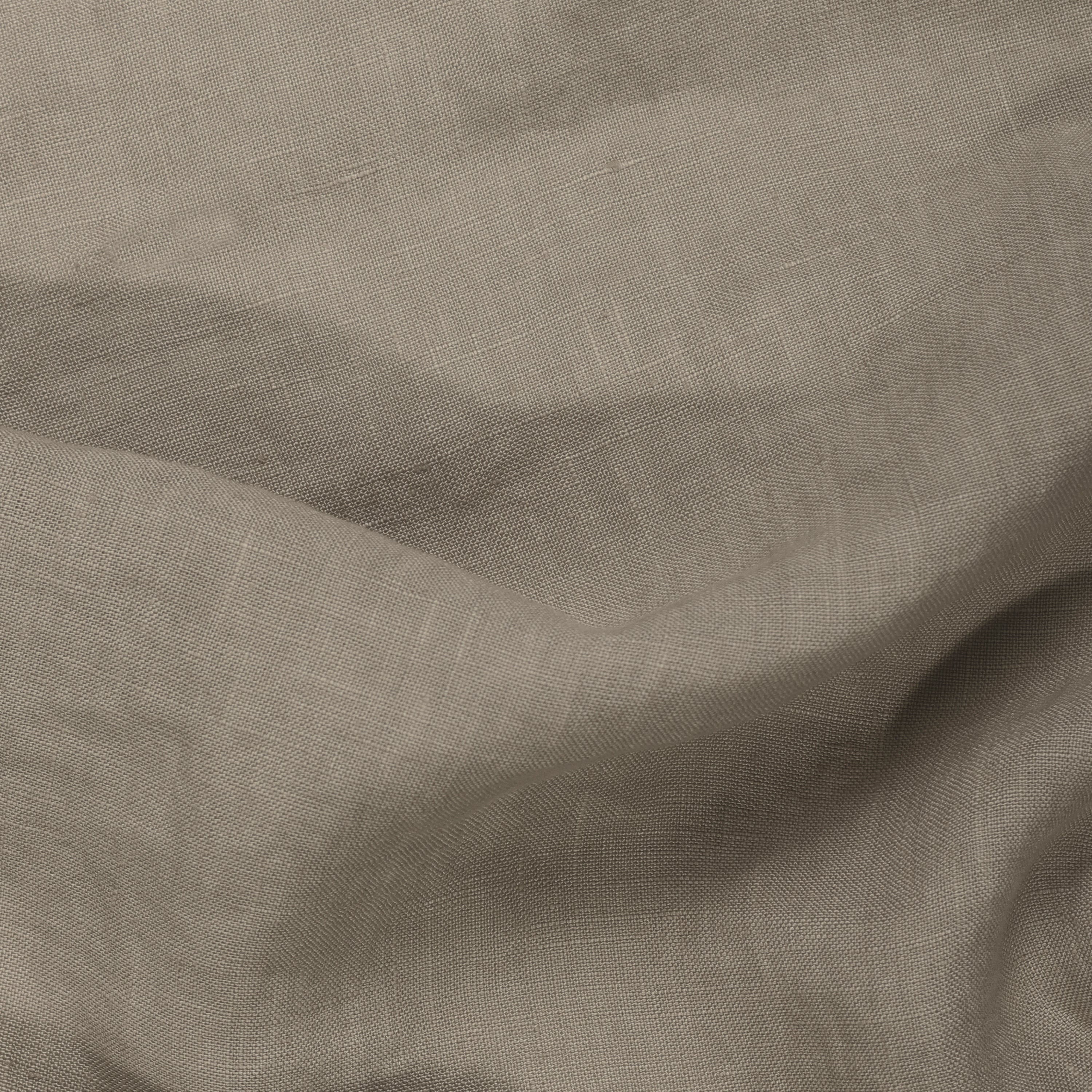 Oat Vintage Linen Fabric Close-Up Weave Texture - Garment-Washed 100% Linen | MATTEO