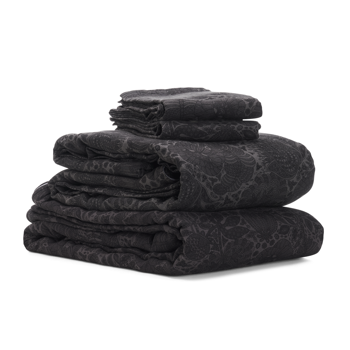 Paisley Sheet Set Clearance 80% - Coal