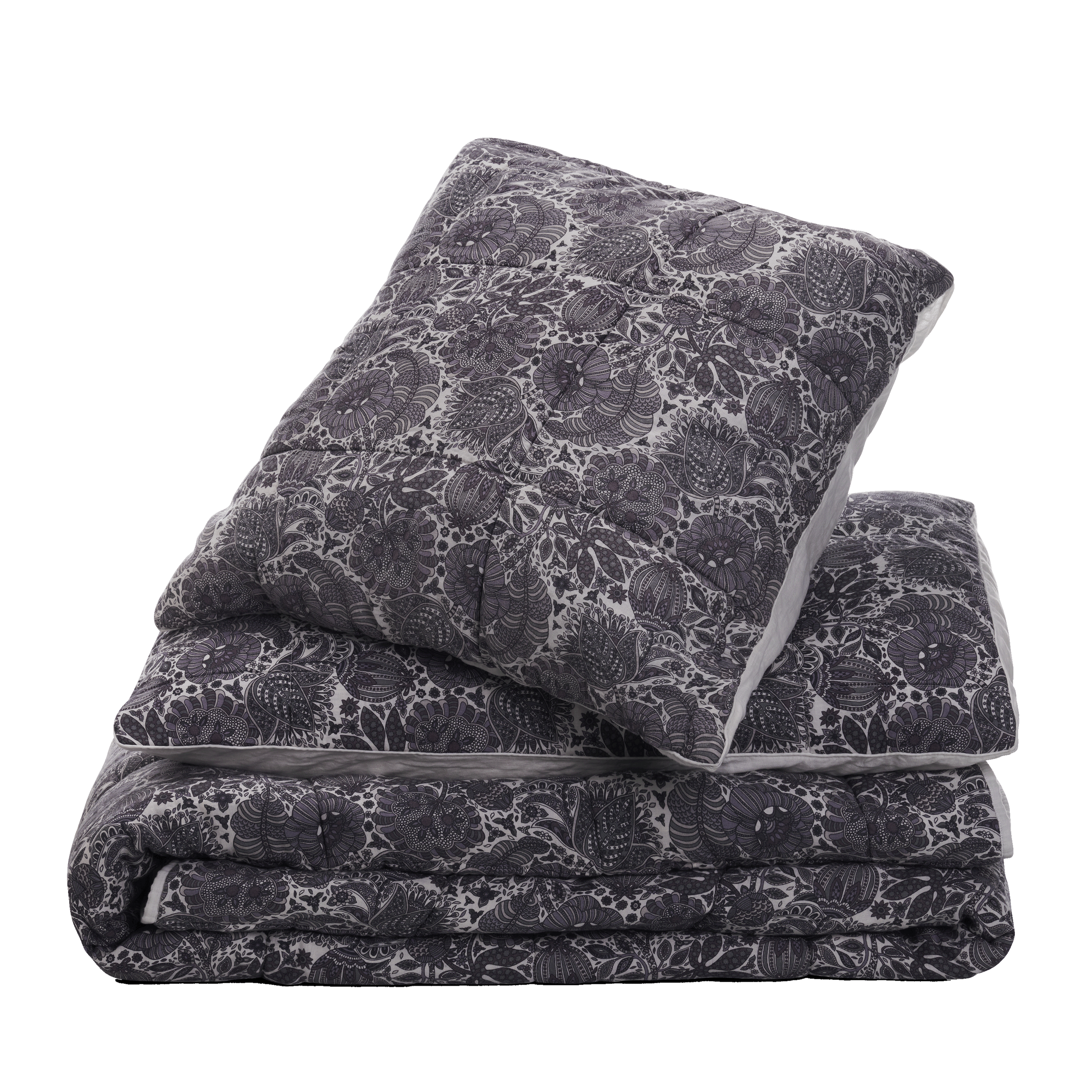 Paisley Quilted Sham Single Clearance 60% - White