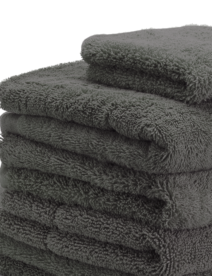 Riviera Hand Towel - Coal Clearance 60%