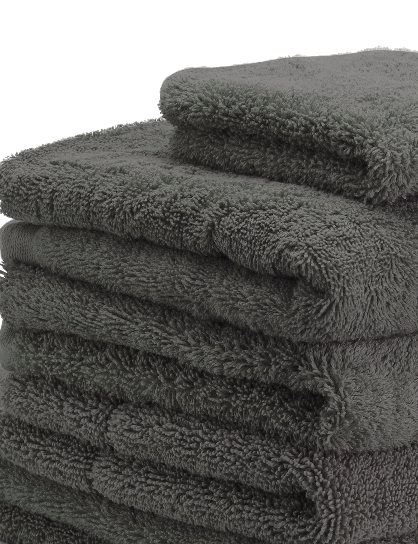 Riviera Bath Towel Set - Coal Clearance 50%