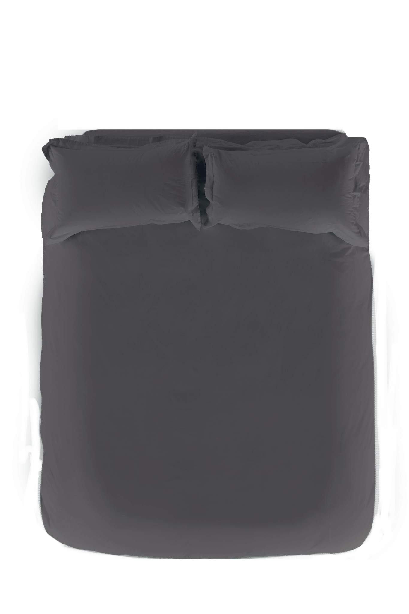 Fig Cotton Sateen Sei Sheet Set - Flat Lay View | MATTEO