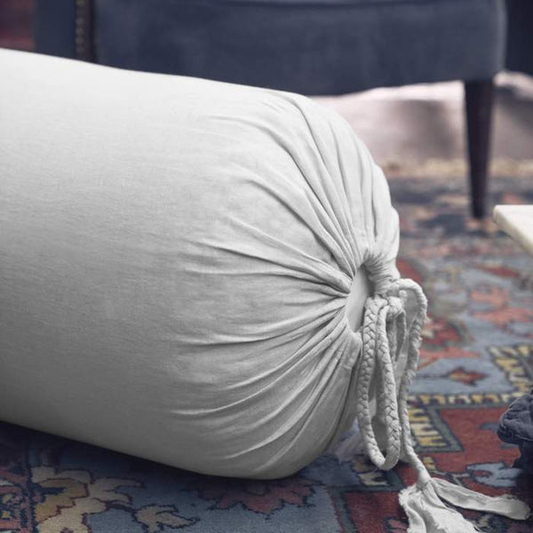 Vintage Linen Bolster Pillow Cover Matteo