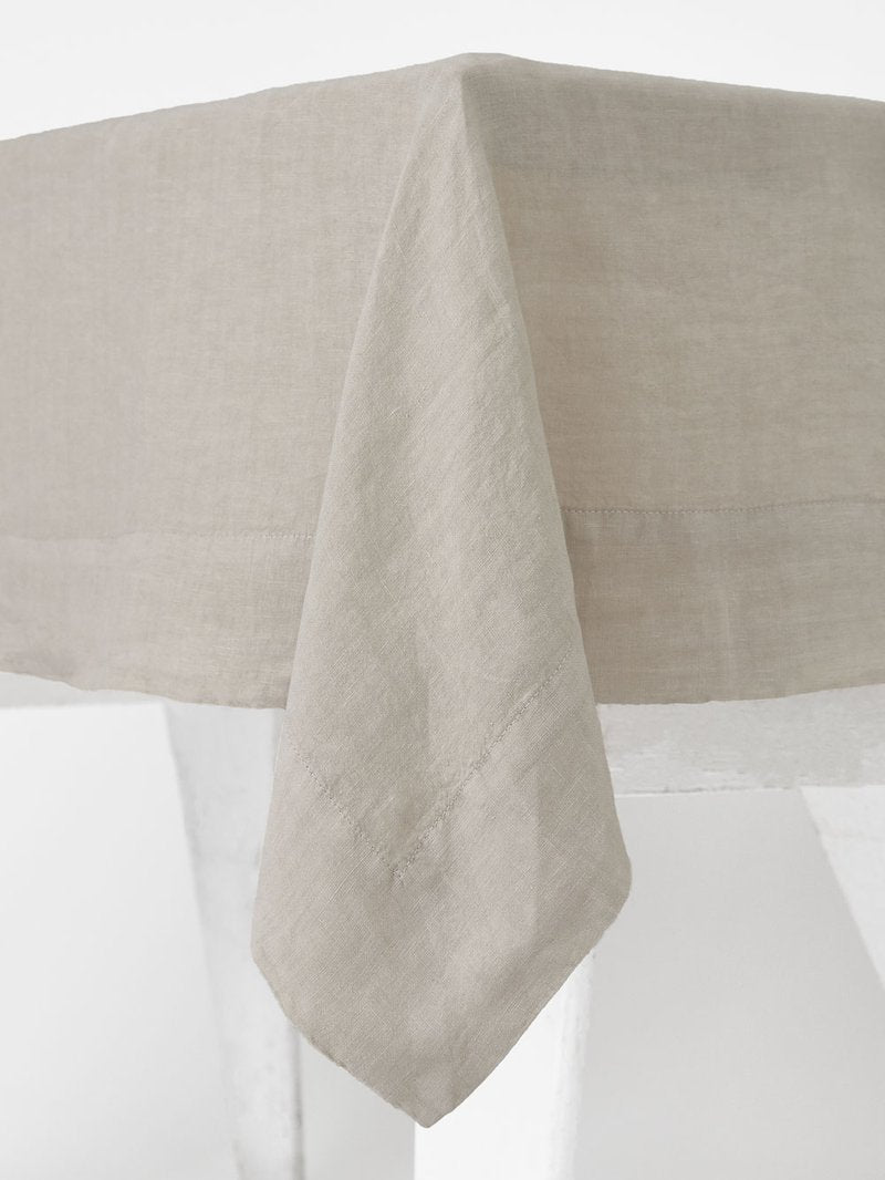 Vintage Linen Tablecloth Clearance 50% - Fig