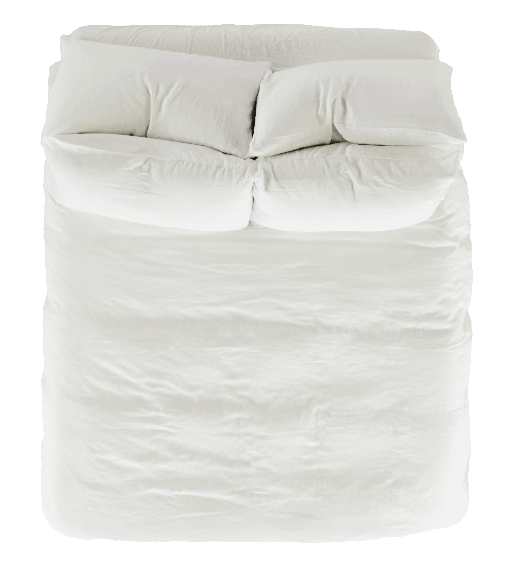 Vintage Linen Sham Single Clearance 50% - White