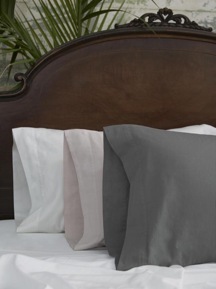 Organic Washed Sateen Pillowcase Single