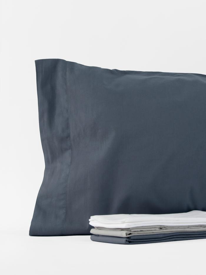 Organic Washed Sateen Pillowcase Single