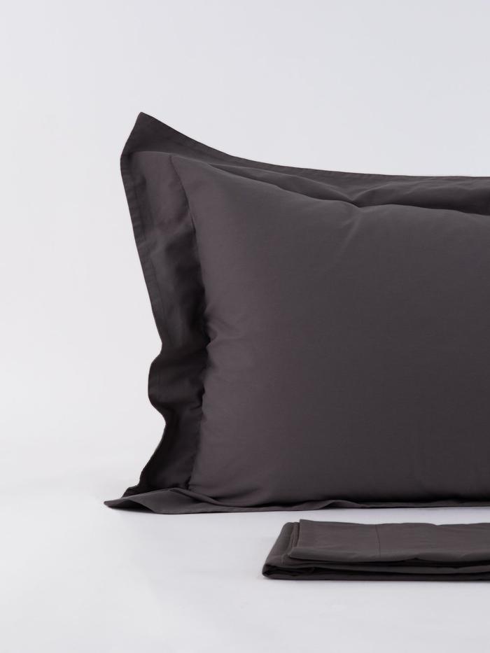 Organic Cotton Sateen Sham Single Clearance 50% - Moon