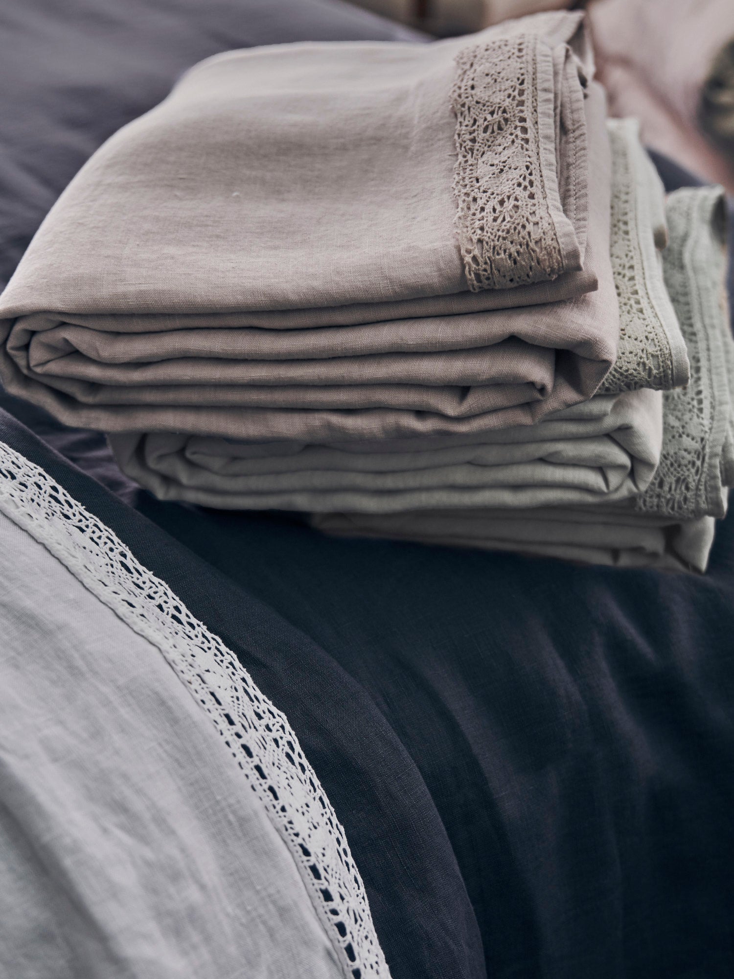 Cluny Flat Sheet Clearance 80% - Iris