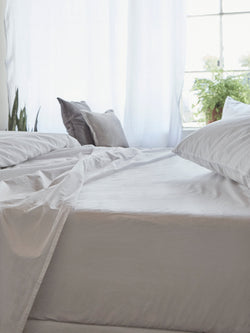 Tru Fitted Sheet - White