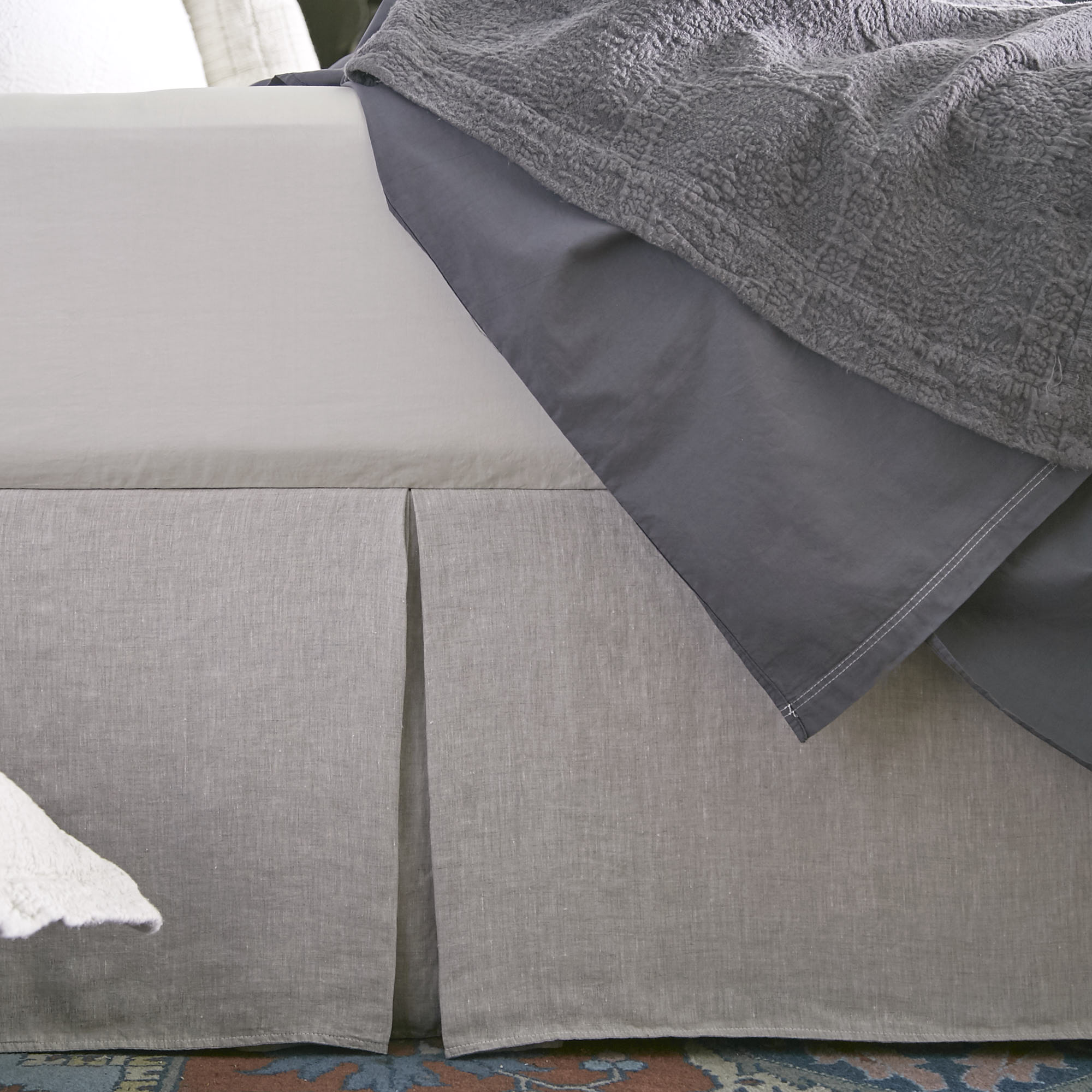 Vintage Linen Bed Panel - Mica Clearance 70%