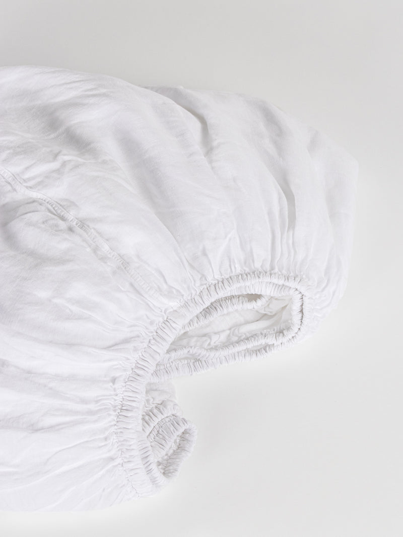 Vintage Linen Fitted Sheet