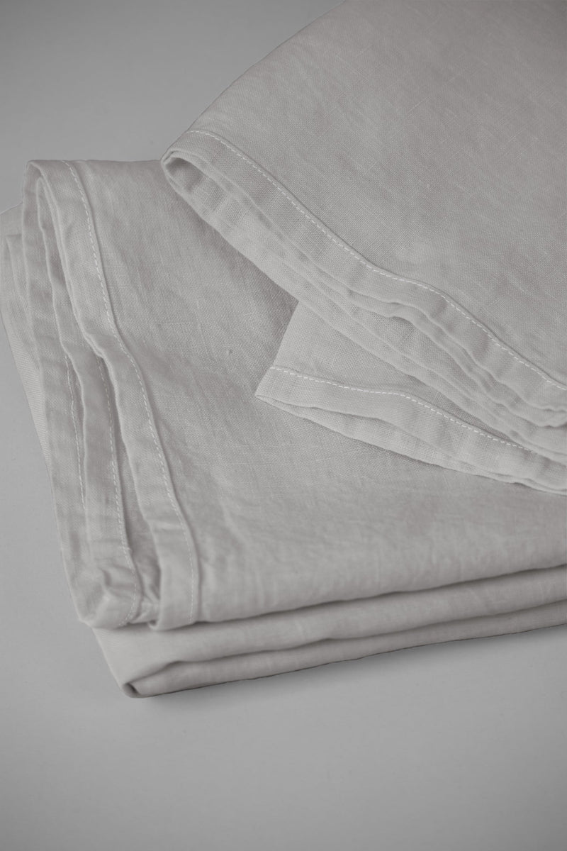 Vintage Linen Pillowcase Single
