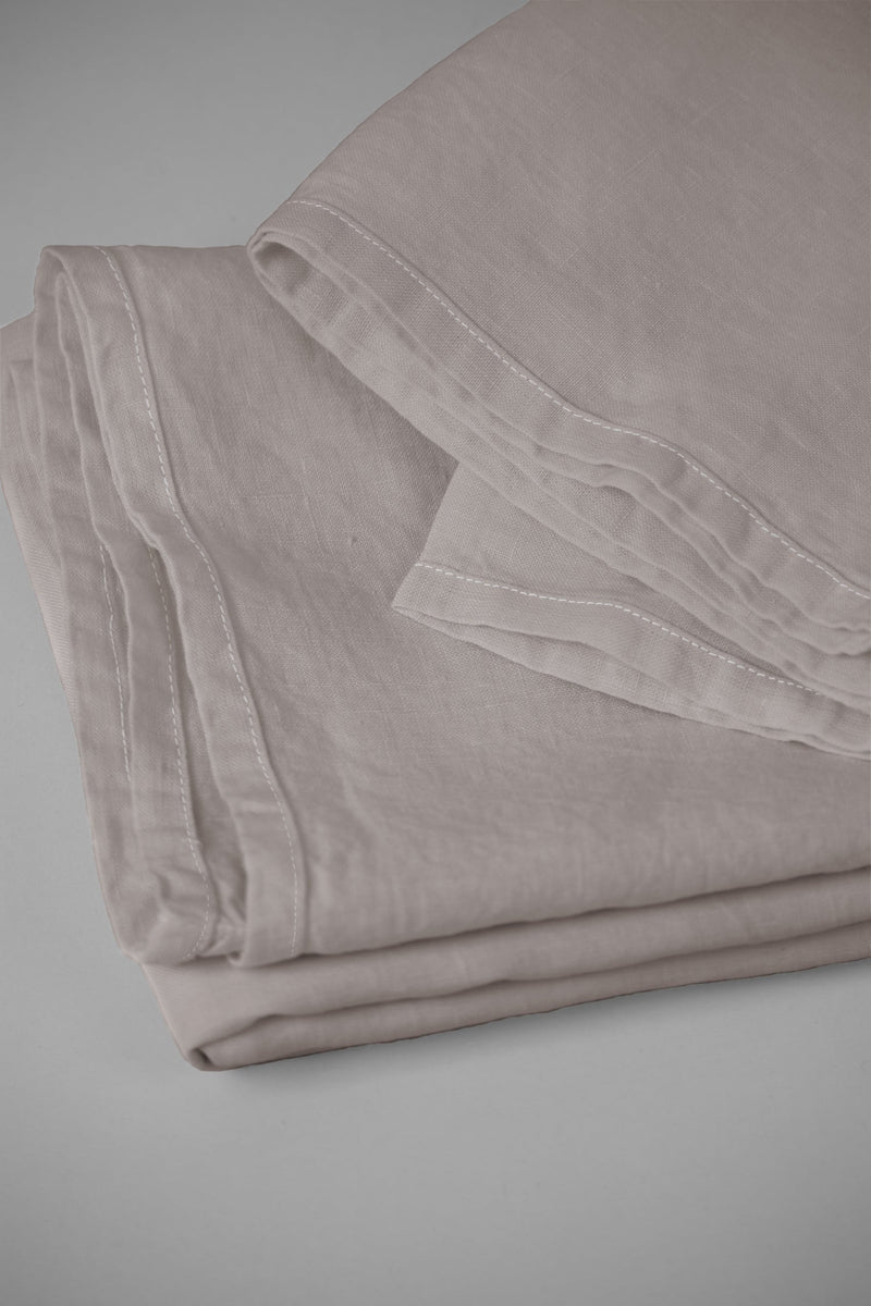 Vintage Linen Pillowcase Single