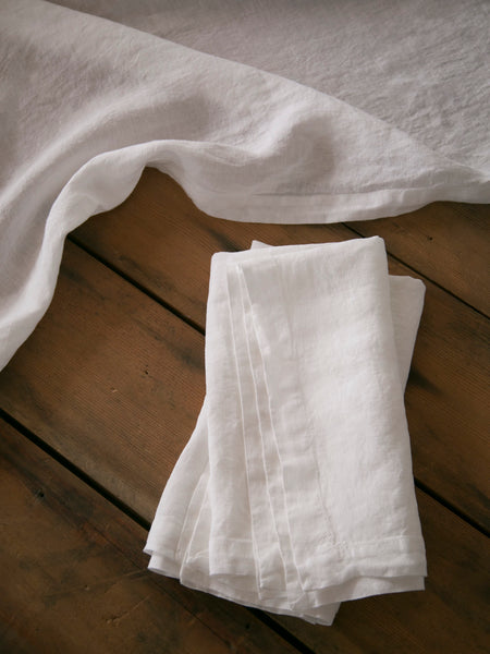Vintage Linen Napkins - Garment-washed with Non-toxic Dyes | Matteo